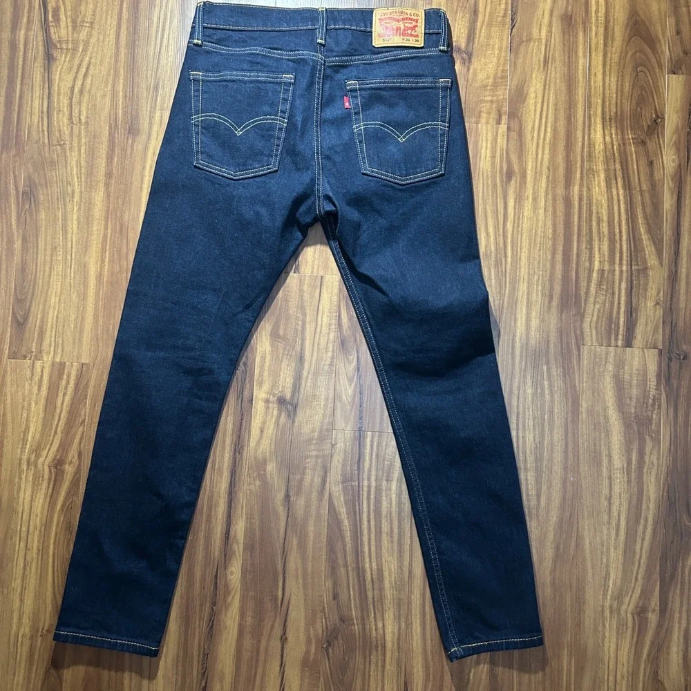 Levis 510 Skinny Fit Jeans Mens 31x30 Dark Indigo WaterLess Denim 05510-0692